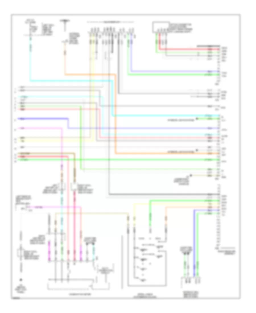 Radio Wiring Diagram with Mark Levinson 2 of 2 for Lexus GS 450h 2008