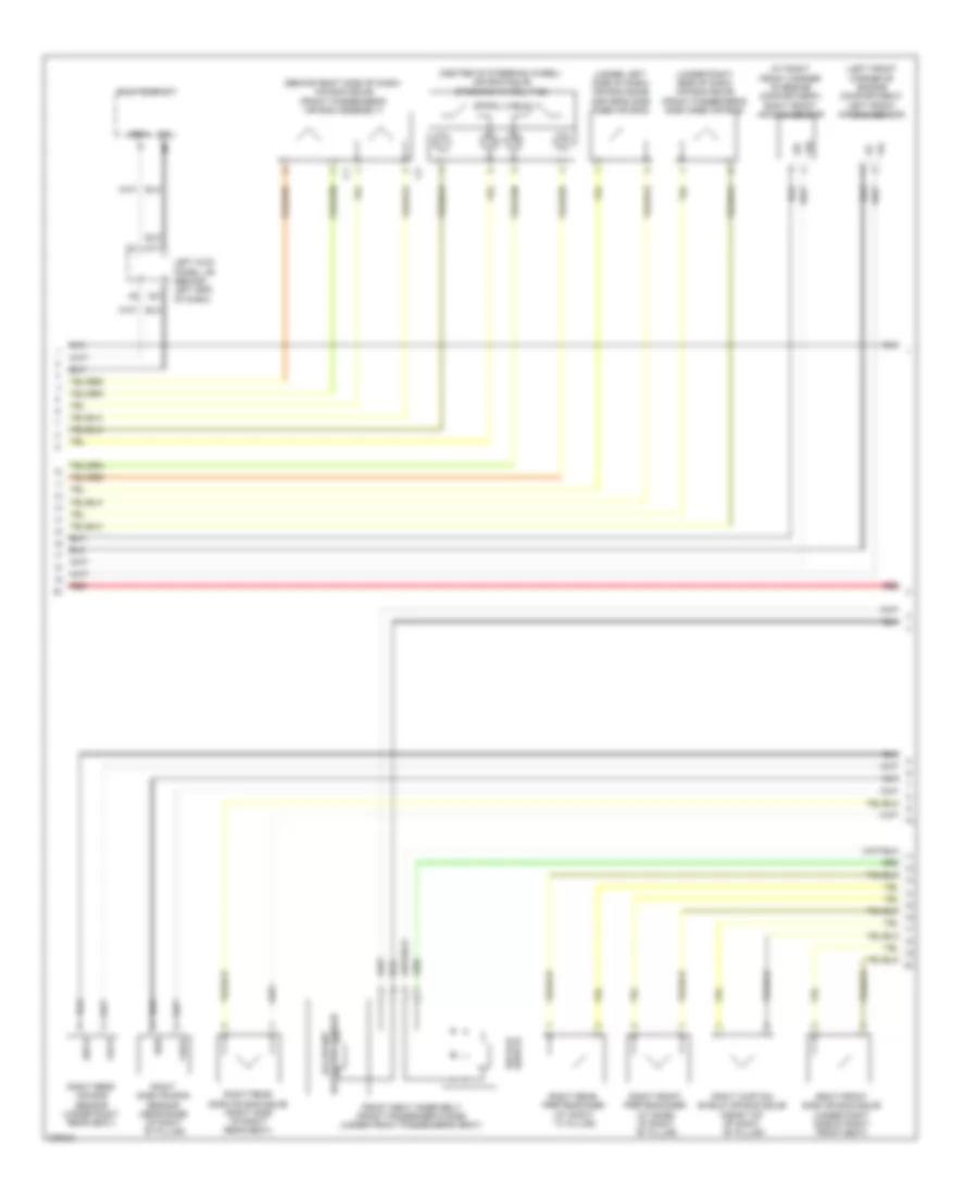 Supplemental Restraint Wiring Diagram 2 of 3 for Lexus GS 450h 2008