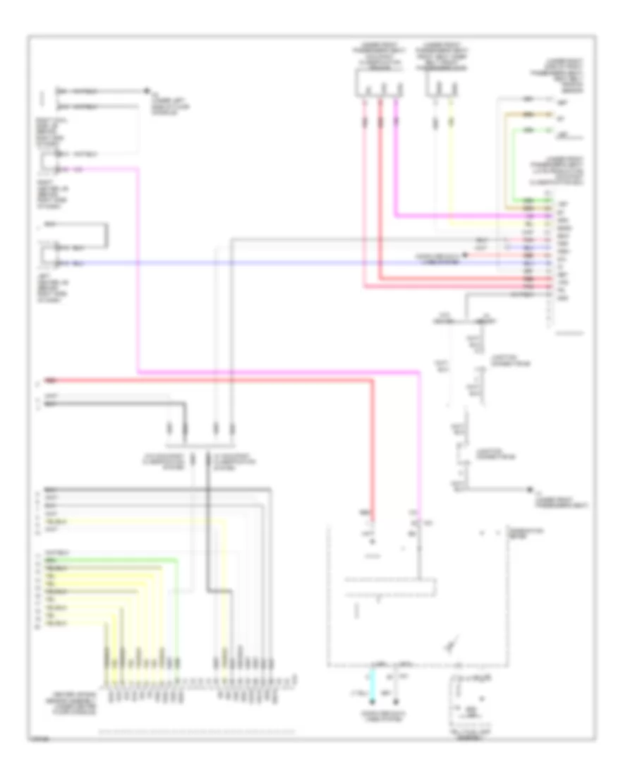 Supplemental Restraint Wiring Diagram (3 of 3) for Lexus GS 450h 2008