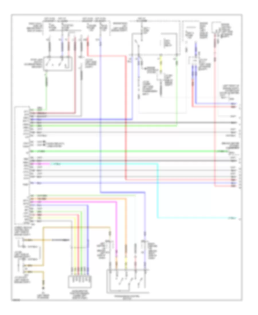 Transmission Wiring Diagram 1 of 3 for Lexus GS 450h 2008