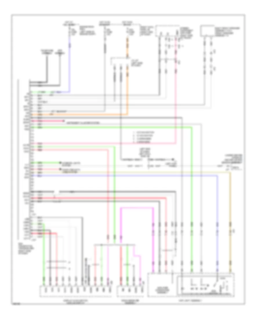 Telematics Wiring Diagram for Lexus IS 350C 2012