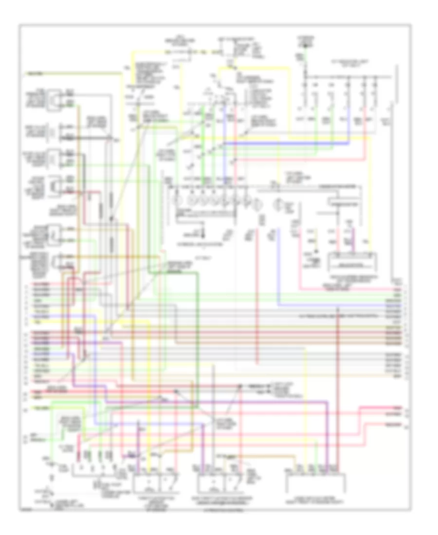 3.0L, Engine Performance Wiring Diagrams (2 of 3) for Lexus SC 300 1996