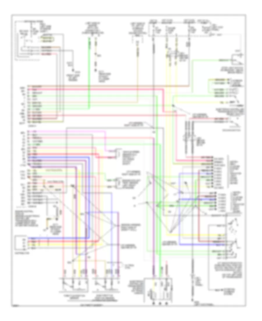 Transmission Wiring Diagram for Lexus SC 300 1996