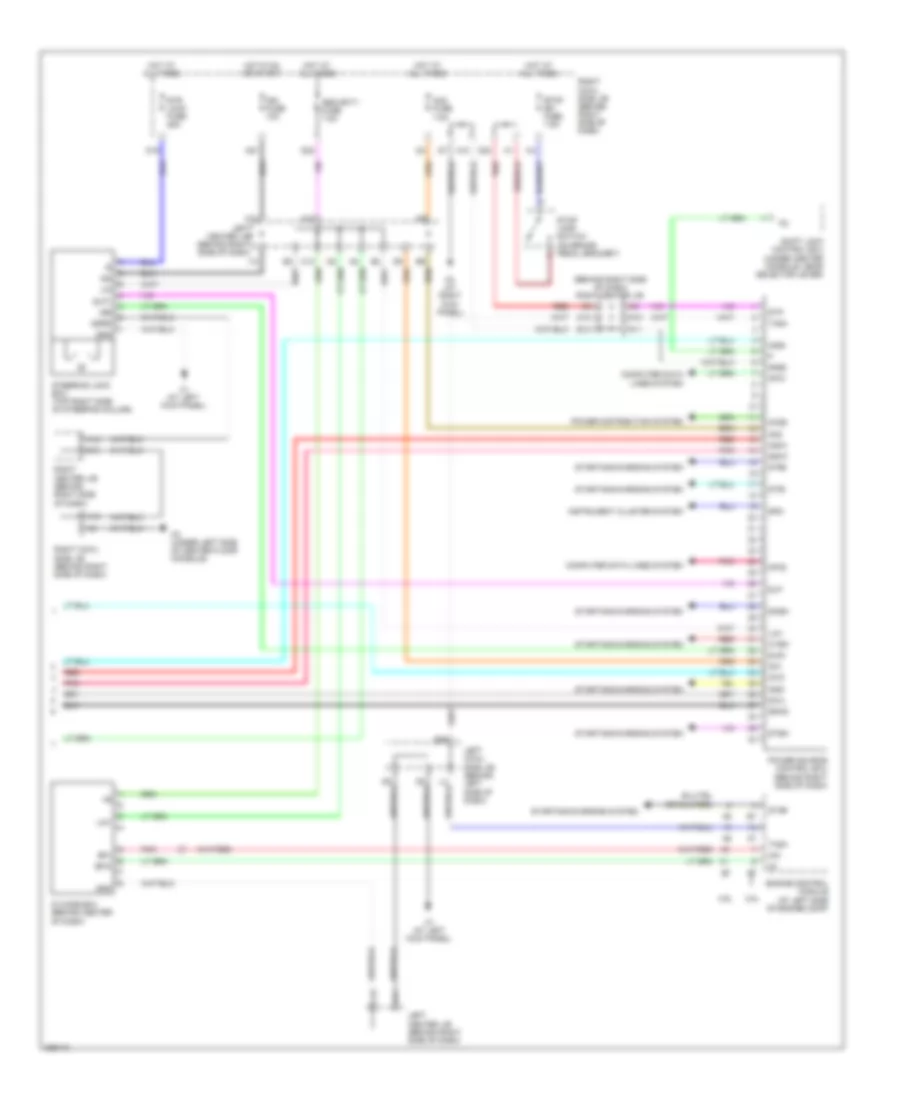 Anti-theft Wiring Diagram (5 of 5) for Lexus GS 460 2008