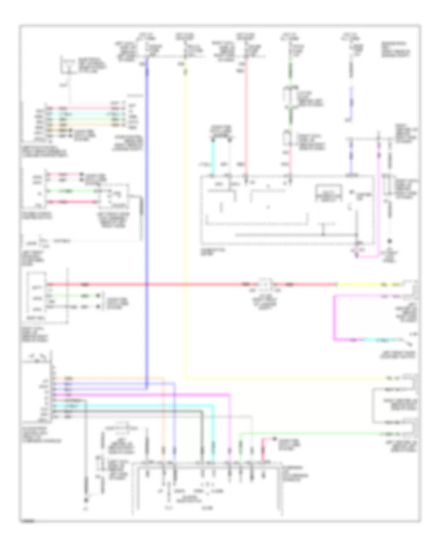 Power TopSunroof Wiring Diagram for Lexus GS 460 2008