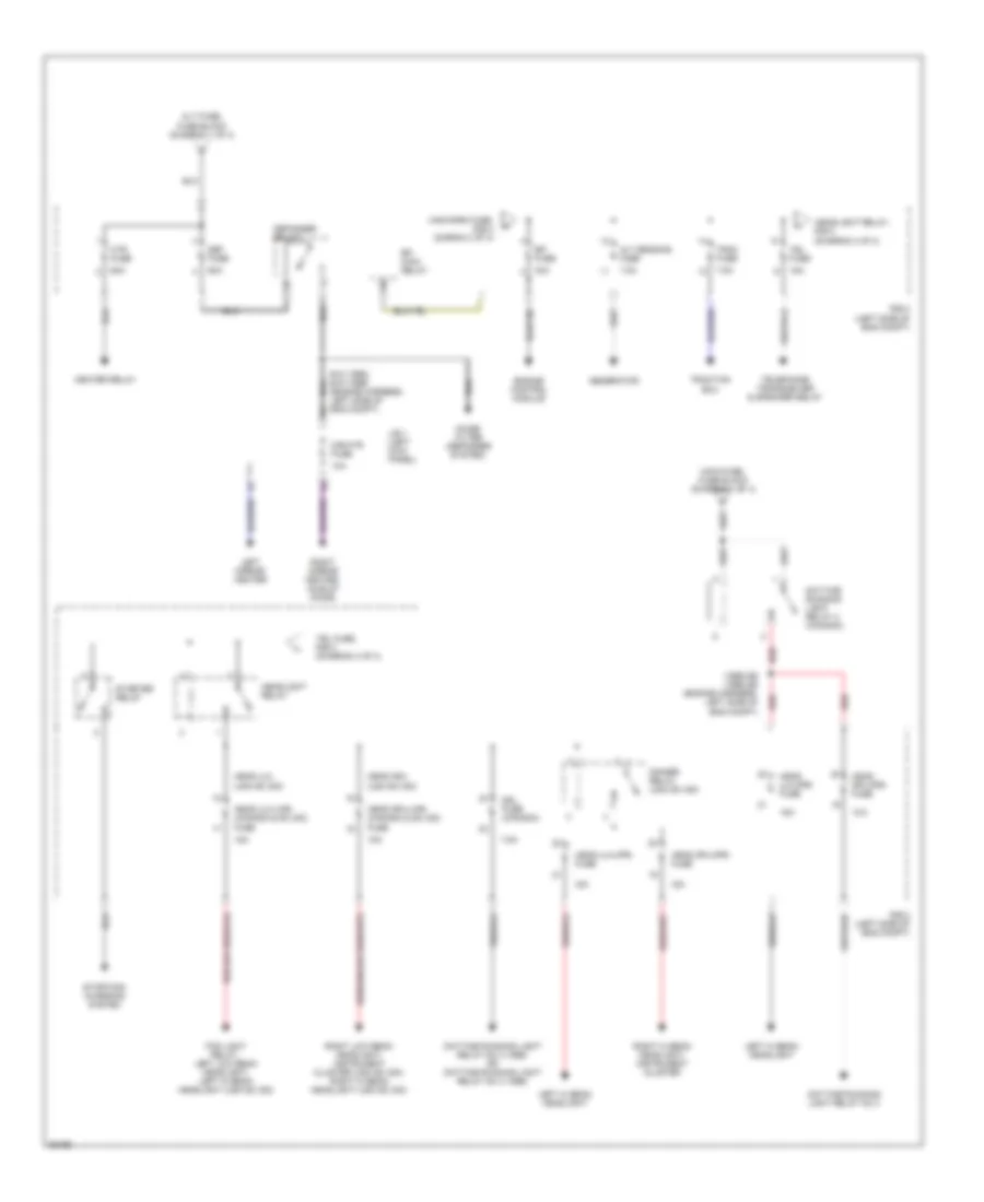 Power Distribution Wiring Diagram (4 of 4) for Lexus SC 400 1996