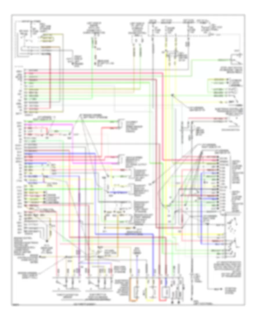 Transmission Wiring Diagram for Lexus SC 400 1996