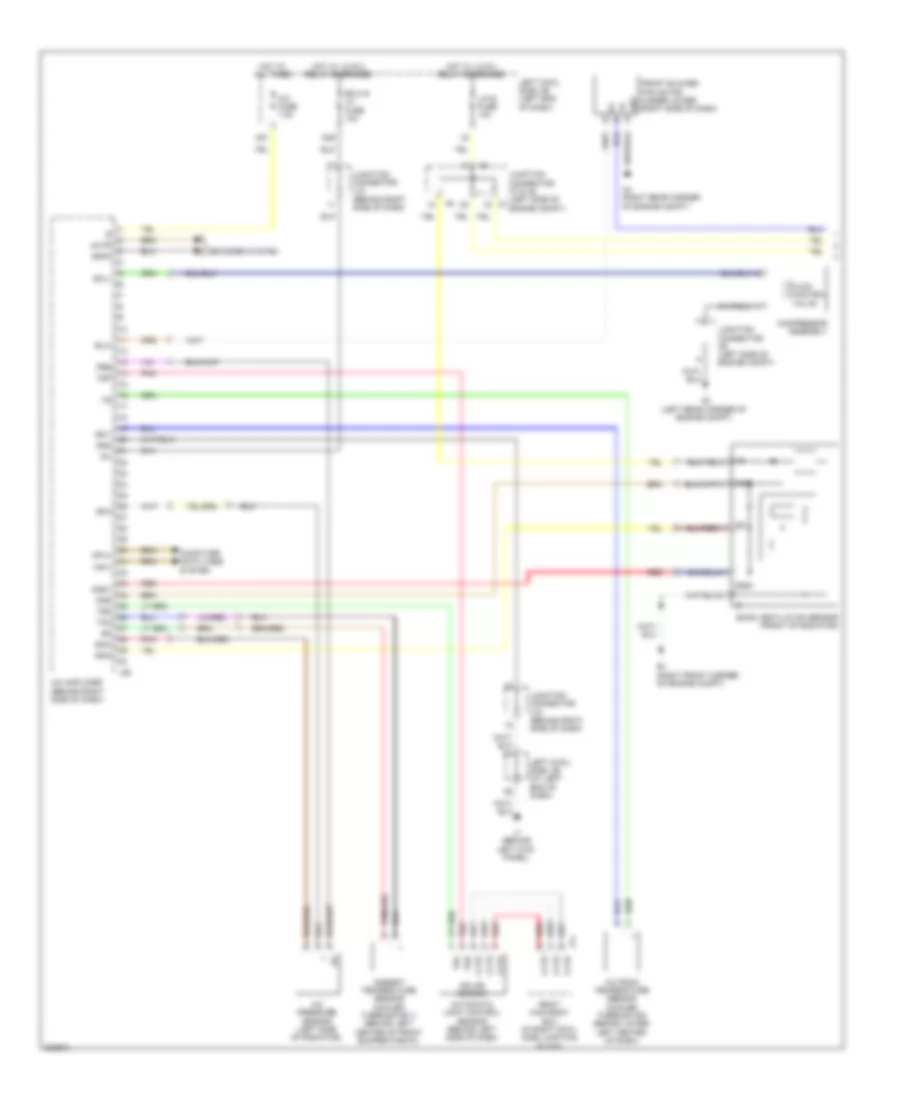 Электросхема кондиционера (1 из 2) для Lexus IS F 2012