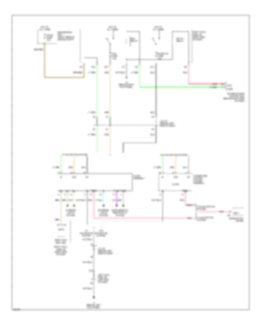 Clock Wiring Diagram for Lexus IS F 2012