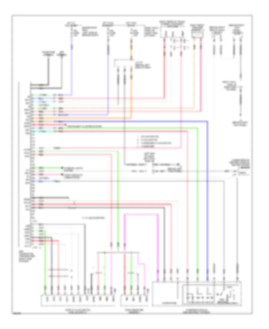 Telematics Wiring Diagram for Lexus IS F 2012