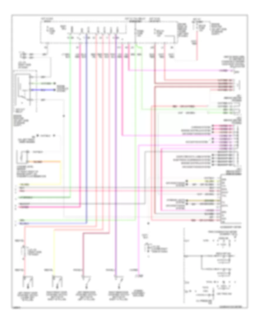 Instrument Cluster Wiring Diagram 2 of 2 for Lexus GX 470 2008