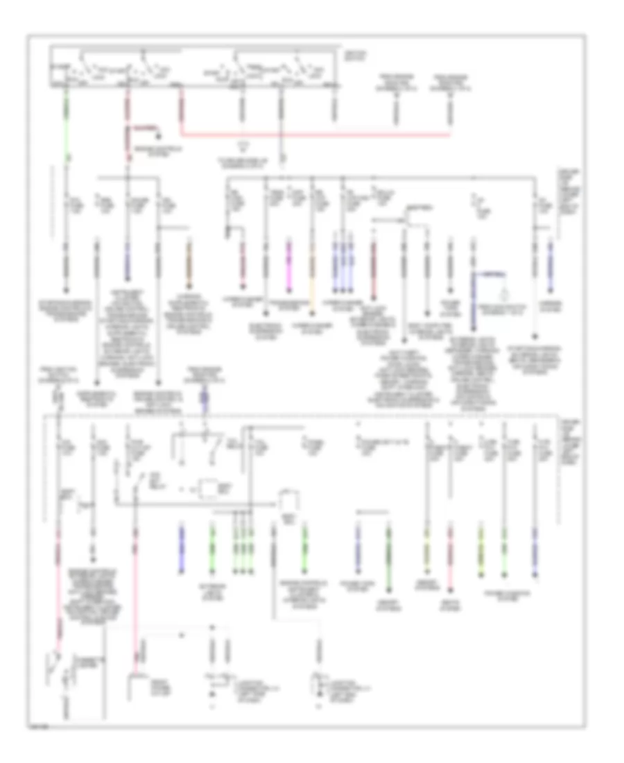 Power Distribution Wiring Diagram 2 of 2 for Lexus GX 470 2008