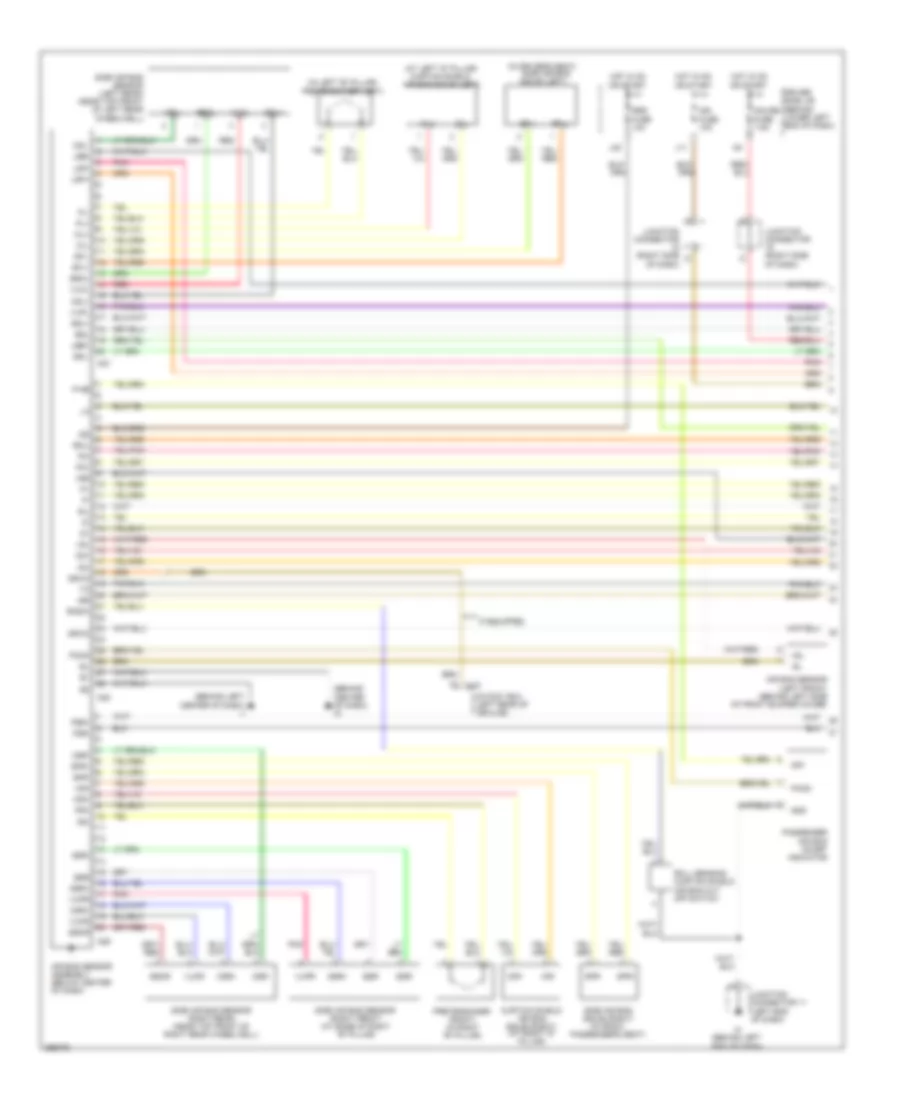 Supplemental Restraints Wiring Diagram 1 of 2 for Lexus GX 470 2008