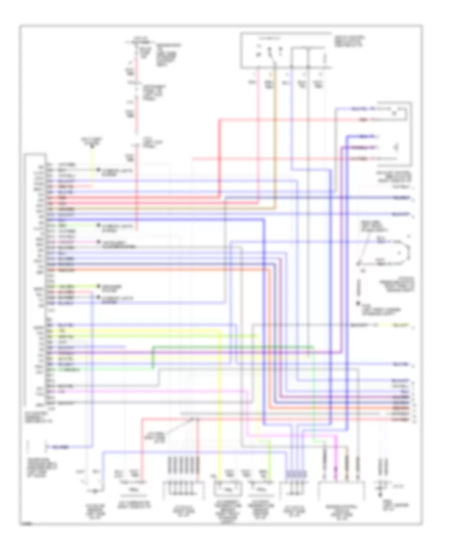 Air Conditioning Wiring Diagrams 1 of 2 for Lexus ES 300 1997