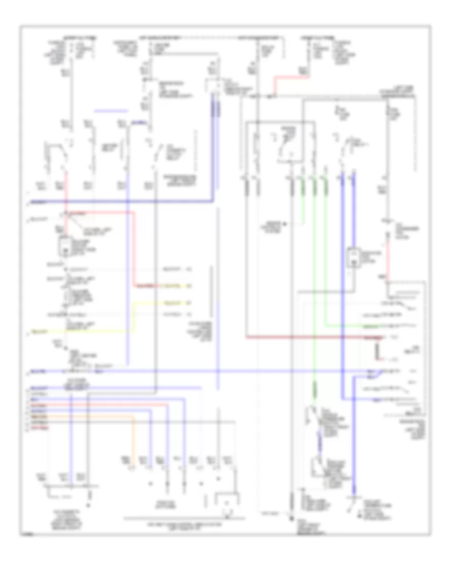 Air Conditioning Wiring Diagrams 2 of 2 for Lexus ES 300 1997