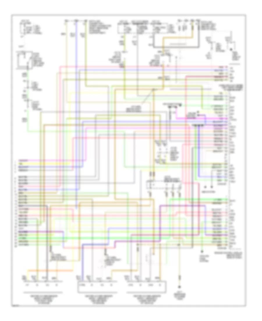3.0L, Engine Performance Wiring Diagrams (3 of 3) for Lexus ES 300 1997