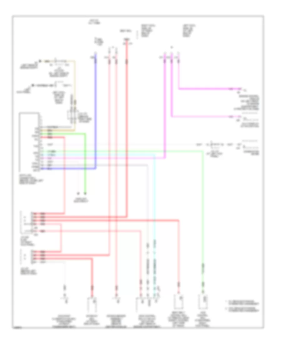 Data Link Connector Wiring Diagram for Lexus IS 250 2008