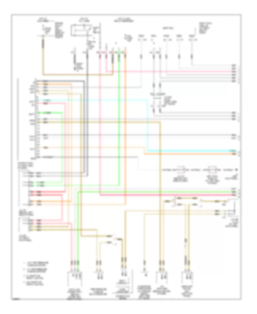 High Low Bus Wiring Diagram 1 of 3 for Lexus IS 250 2008