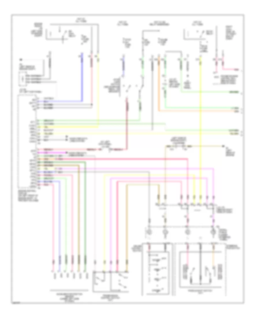 Cruise Control Wiring Diagram, without Dynamic Radar Controls (1 of 3) for Lexus IS 250 2008