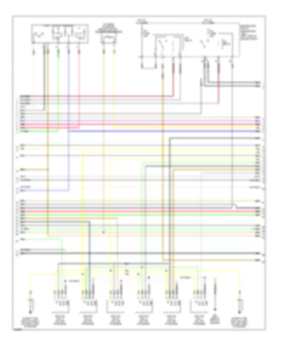 2.5L, Engine Performance Wiring Diagram (5 of 8) for Lexus IS 250 2008