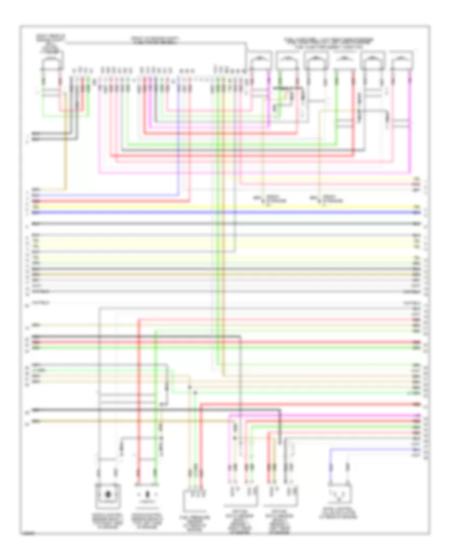 2.5L, Engine Performance Wiring Diagram (6 of 8) for Lexus IS 250 2008