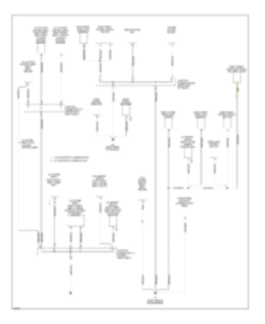 Ground Distribution Wiring Diagram (6 of 7) for Lexus IS 250 2008