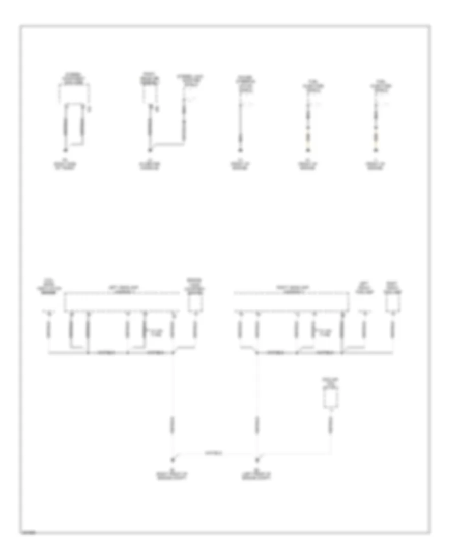 Ground Distribution Wiring Diagram 7 of 7 for Lexus IS 250 2008