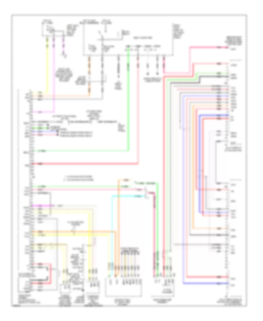 Navigation Wiring Diagram for Lexus IS 250 2008