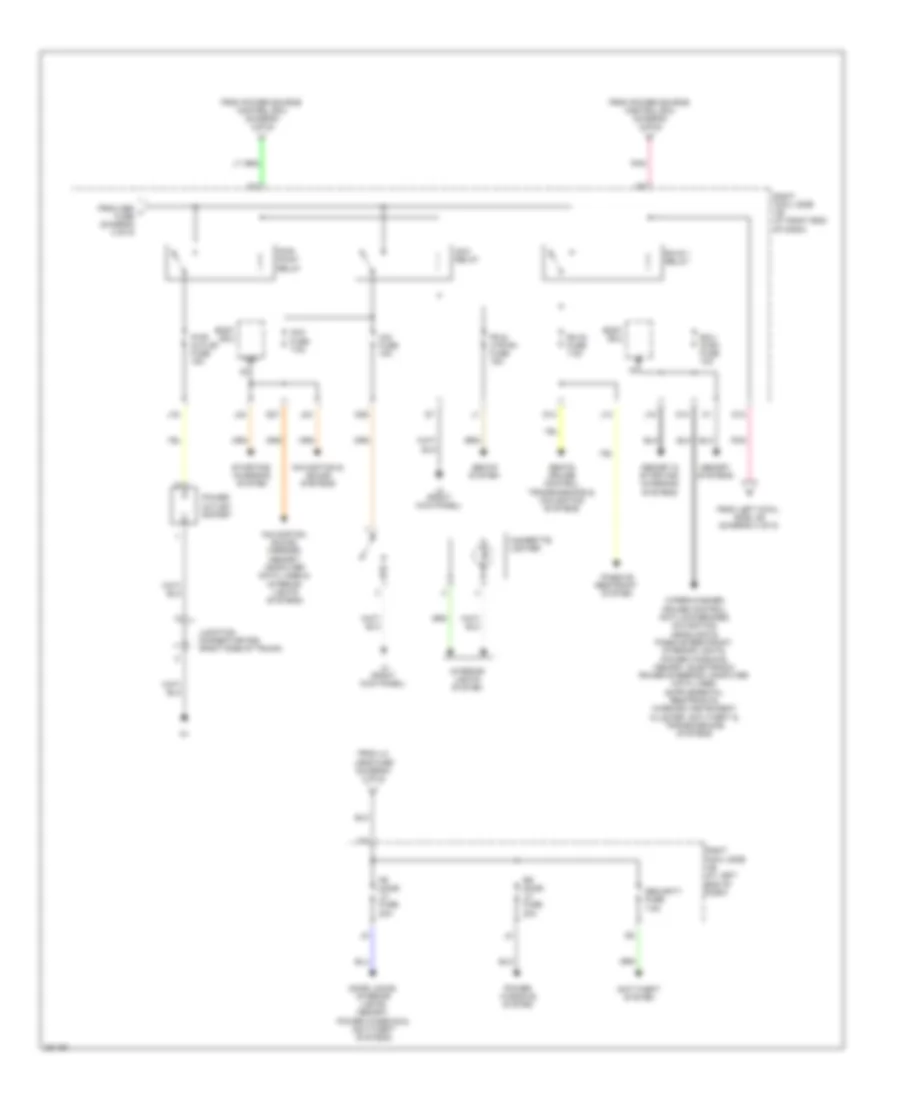 Power Distribution Wiring Diagram (5 of 5) for Lexus IS 250 2008