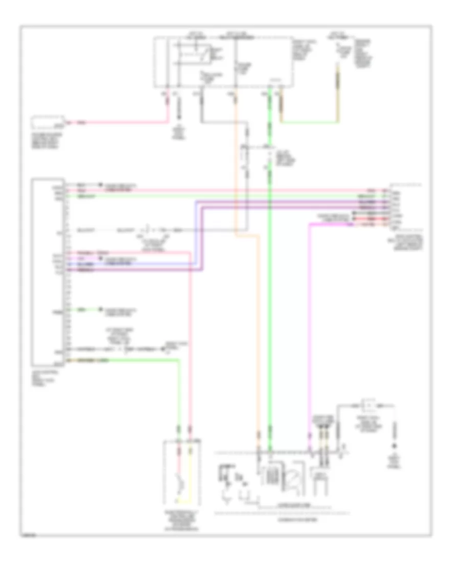 4WD Wiring Diagram for Lexus IS 250 2008