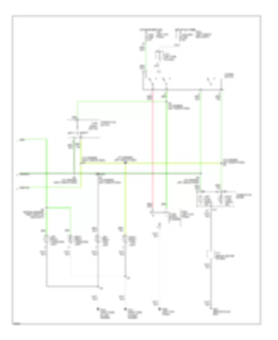 Exterior Lamps Wiring Diagram (2 of 2) for Lexus GS 300 1997