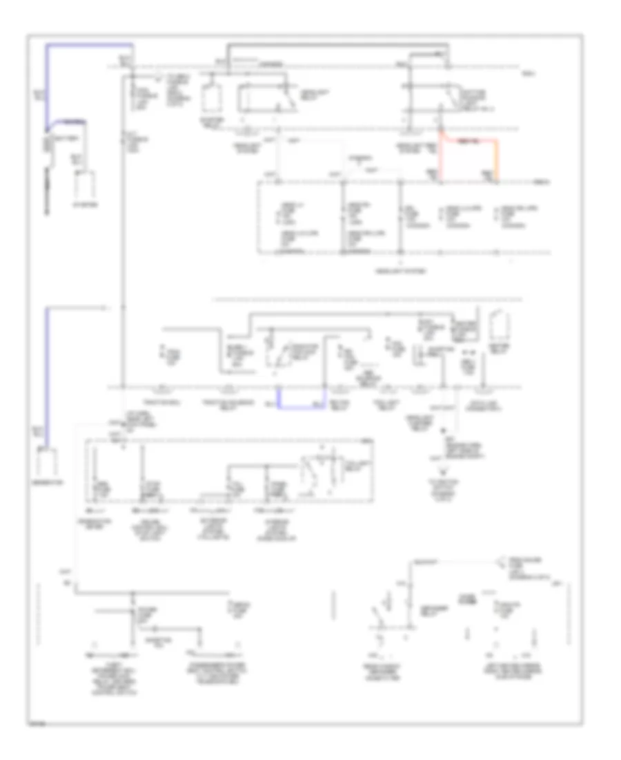Power Distribution Wiring Diagram 1 of 2 for Lexus GS 300 1997