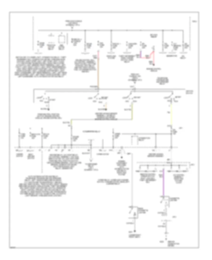 Power Distribution Wiring Diagram (2 of 2) for Lexus GS 300 1997