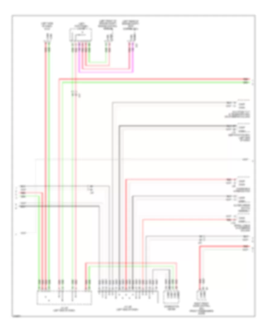 Body ECU Wiring Diagram 2 of 3 for Lexus LS 460 2012