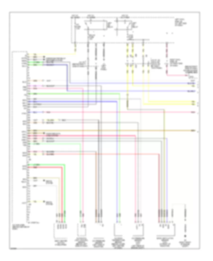 Automatic AC Wiring Diagram (1 of 3) for Lexus IS 350 2008