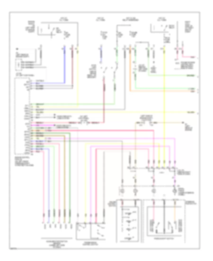 Cruise Control Wiring Diagram, without Dynamic Radar Controls (1 of 3) for Lexus IS 350 2008