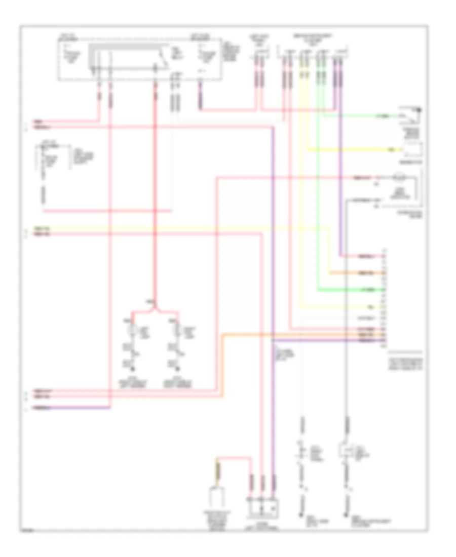 Headlight Wiring Diagram, with DRL (2 of 2) for Lexus LS 400 1997