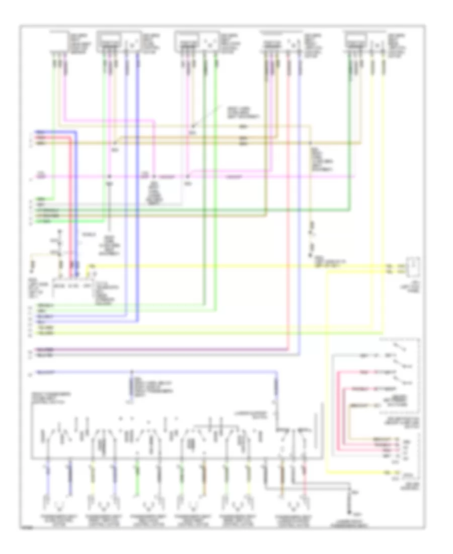 Memory Seat Wiring Diagram (2 of 2) for Lexus LS 400 1997