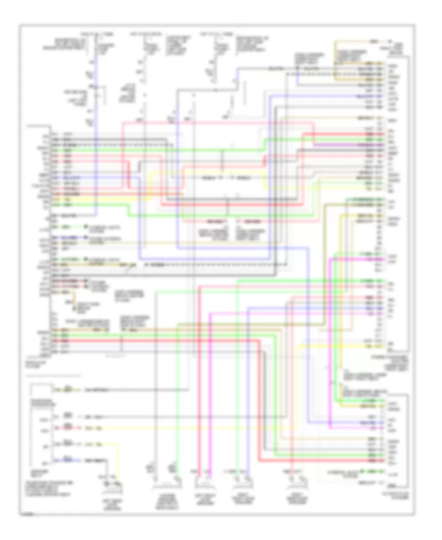 Radio Wiring Diagrams for Lexus LS 400 1997