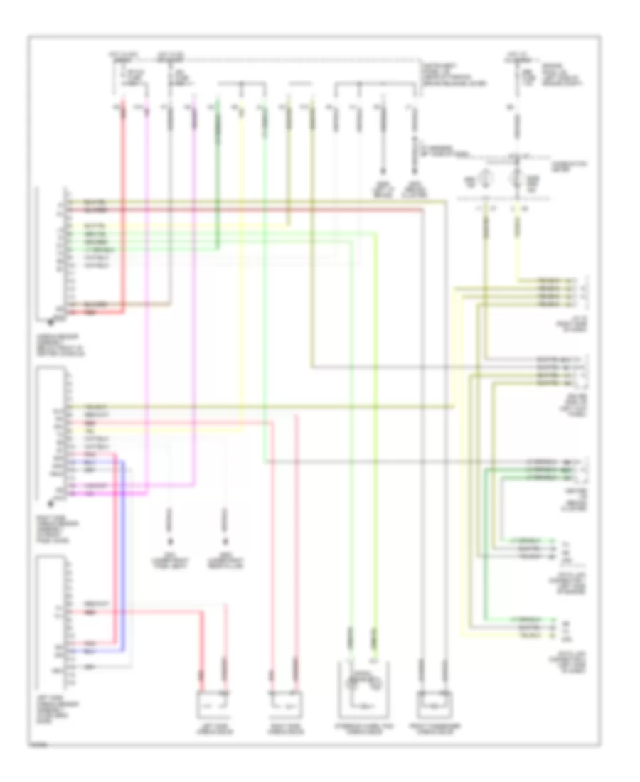 Supplemental Restraint Wiring Diagram for Lexus LS 400 1997