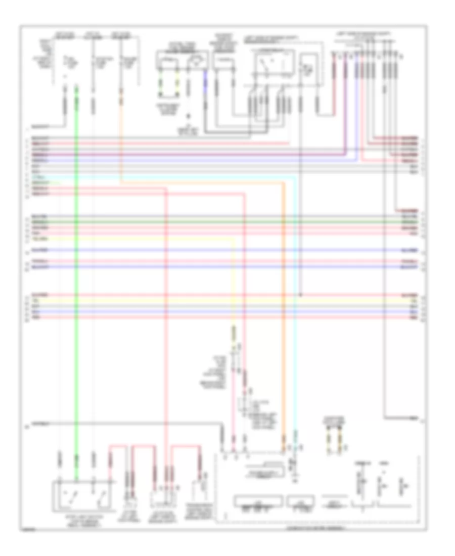 5.0L, Engine Performance Wiring Diagram (2 of 8) for Lexus IS F 2008