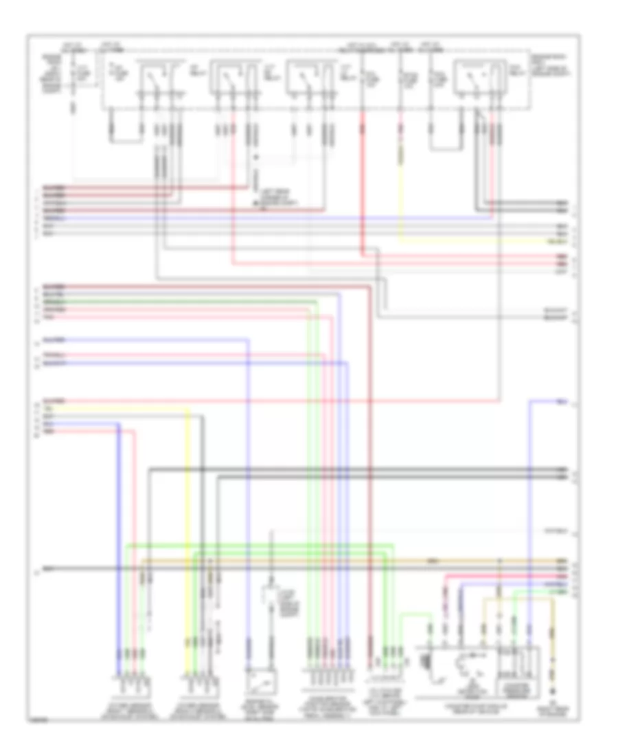 5.0L, Engine Performance Wiring Diagram (3 of 8) for Lexus IS F 2008