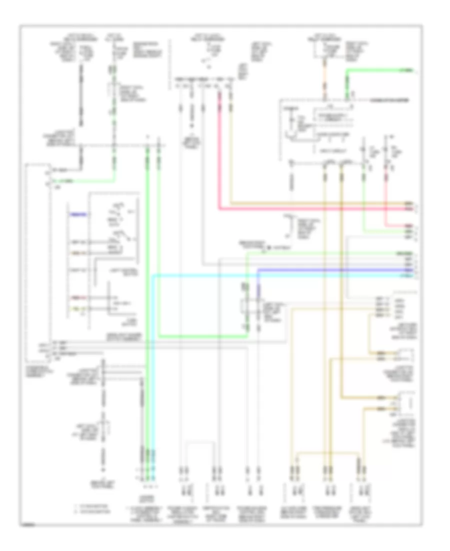 Exterior Lamps Wiring Diagram 1 of 3 for Lexus IS F 2008