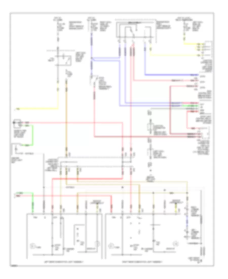 Exterior Lamps Wiring Diagram 3 of 3 for Lexus IS F 2008