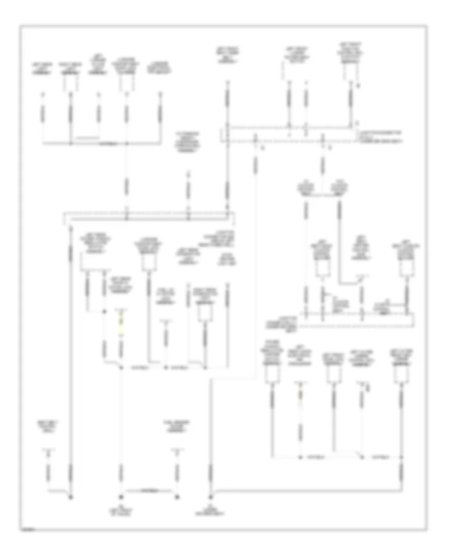 Ground Distribution Wiring Diagram 5 of 7 for Lexus IS F 2008