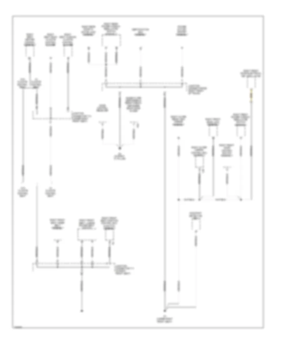 Ground Distribution Wiring Diagram (6 of 7) for Lexus IS F 2008