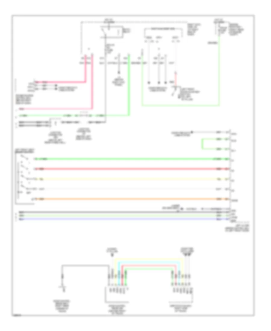 Driver s Memory Seat Wiring Diagram 2 of 2 for Lexus IS F 2008