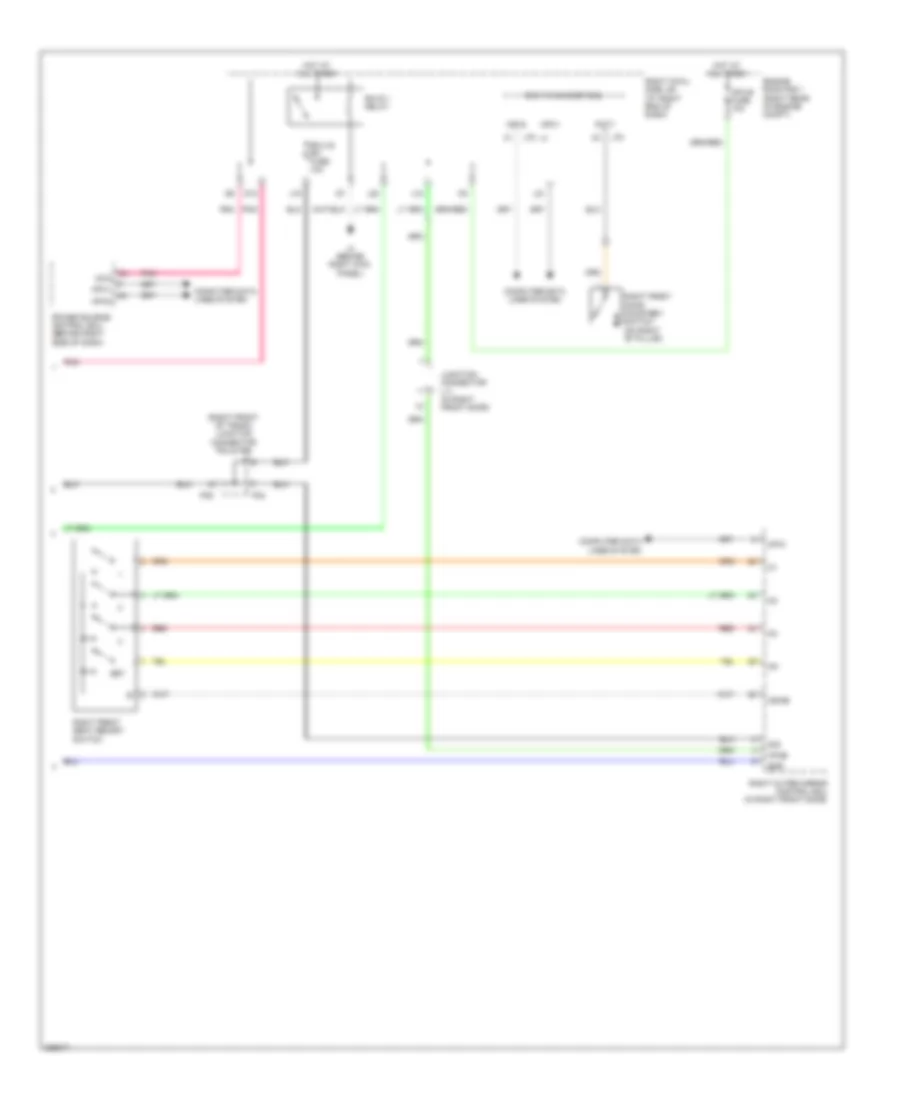 Passengers Memory Seat Wiring Diagram (2 of 2) for Lexus IS F 2008