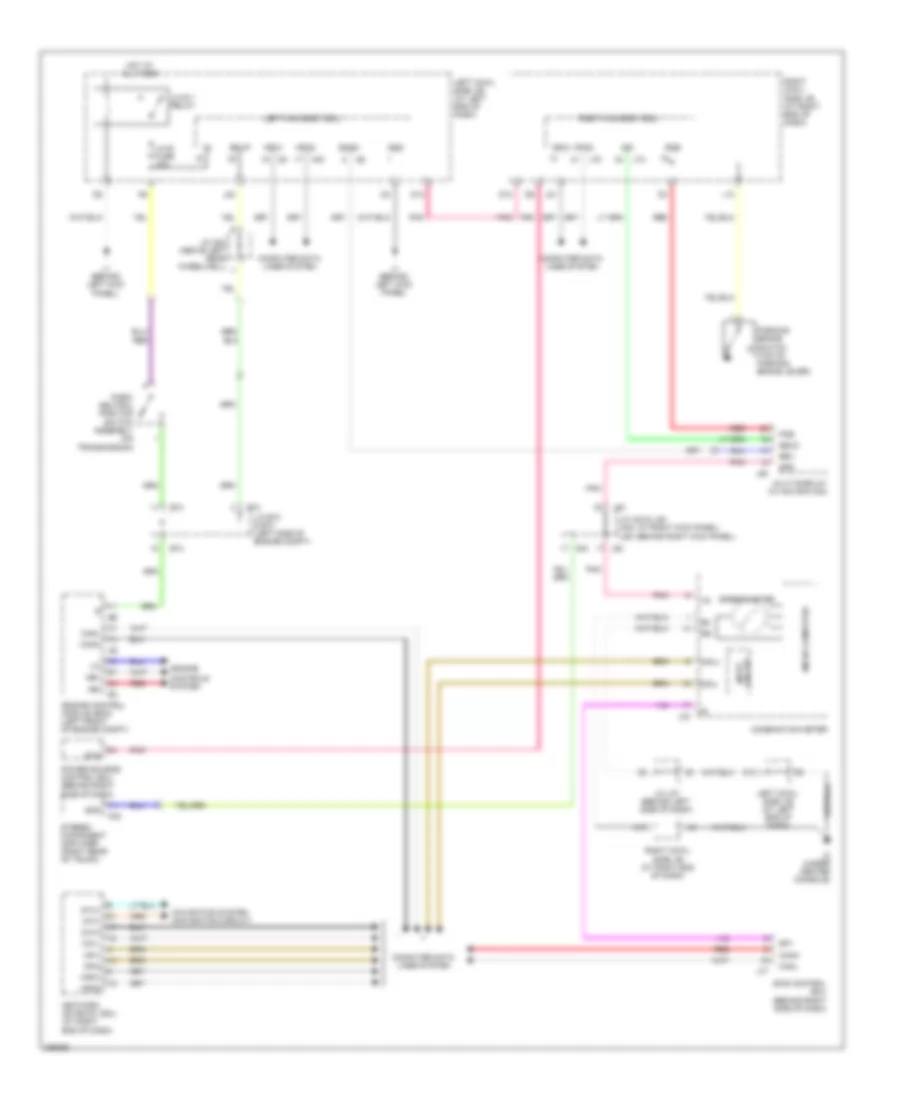 Rear View Monitoring Wiring Diagram for Lexus IS F 2008