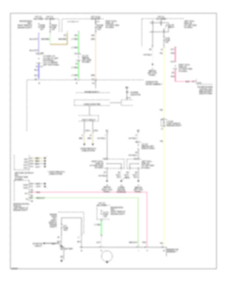 Charging Wiring Diagram for Lexus IS F 2008